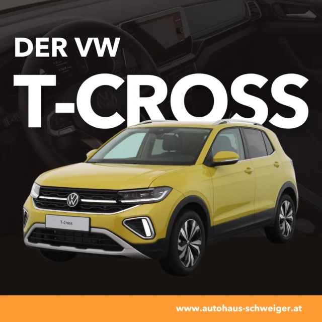 🚗💨 VW T-Cross - dein kompakter Alltagsheld!⁠
⁠
Bereit für ein Fahrerlebnis, das Sicherheit, Komfort und smarte Technologie vereint? Der VW T-Cross bietet dir alles, was du brauchst:⁠
⁠
✨ Digitales Cockpit für eine intuitive Steuerung⁠
🚗 Side Assist und Notbremsassistent für mehr Sicherheit⁠
🌍 Travel Assist & ACC für entspanntes Reisen⁠
🔆 Voll-LED-Scheinwerfer für beste Sicht bei jeder Fahrt⁠
🔥 Sitzheizung vorne für kalte Tage⁠
📲 App Connect Wireless⁠
🎥 Einparkhilfe mit Kamera⁠
🌬️ 2-Zonen-Klimaautomatik⁠
🛋️ Teilleder-Sitze, verschiebbare Rückbank & umklappbarer Beifahrersitz ⁠
⚙️ DSG – Stufenloses Schalten, pure Effizienz⁠
⁠
➡️ Jetzt für nur 30.490 € verfügbar! 💥⁠
⁠
Nähere Details findest du in unserer Story oder über den Link in unserer Bio 🤗⁠
⁠
#Volkswagen #autohausschweiger #reutte #VWTcross